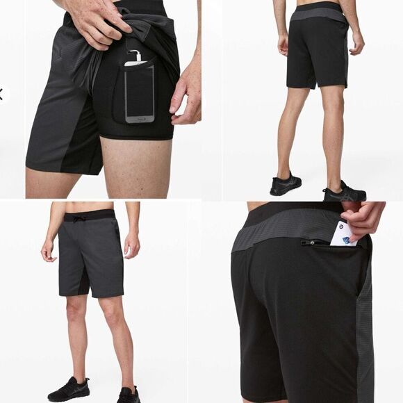 Lululemon T.H.E. Short 9" *Pique Mesh size medium - Picture 1 of 8